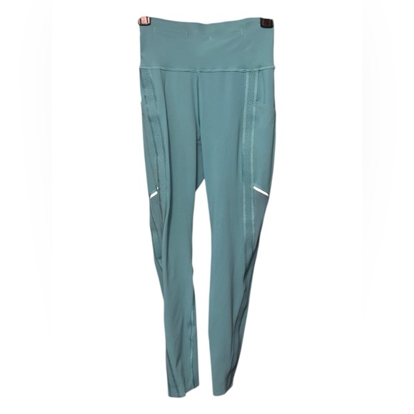 Lululemon Chase the Pace 25” Tight – Turquoise C Run, Size 4 - Picture 2 of 3